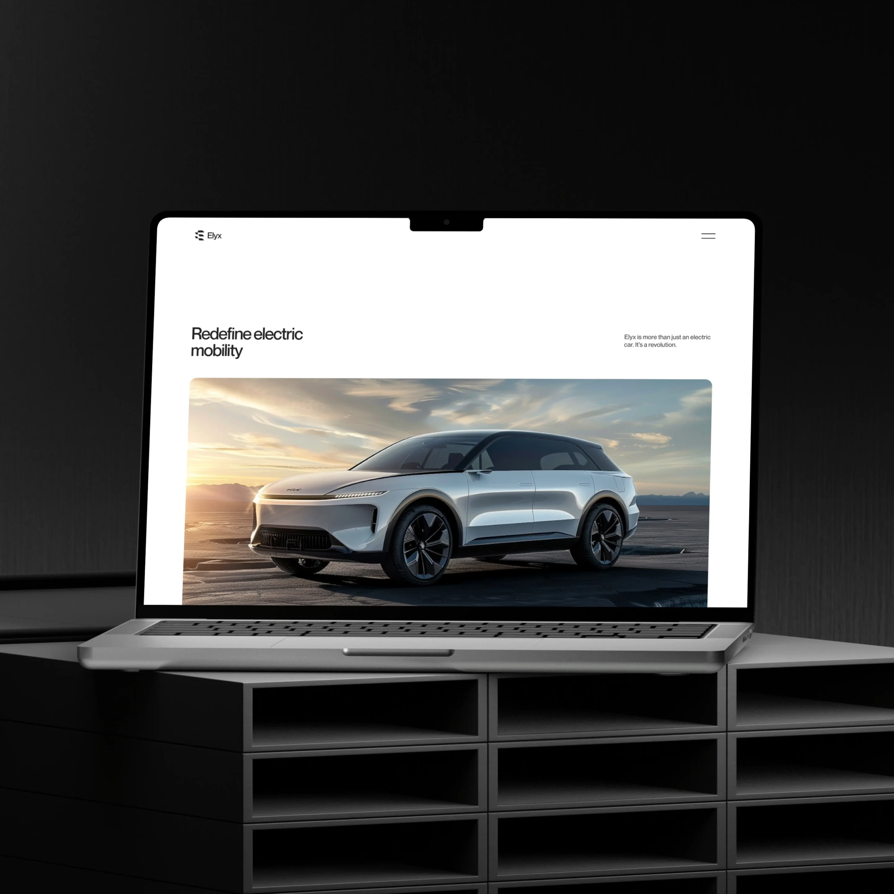 Réalisation web d'un cabinet d'architecte montrant les qualités de développement de notre studio digital